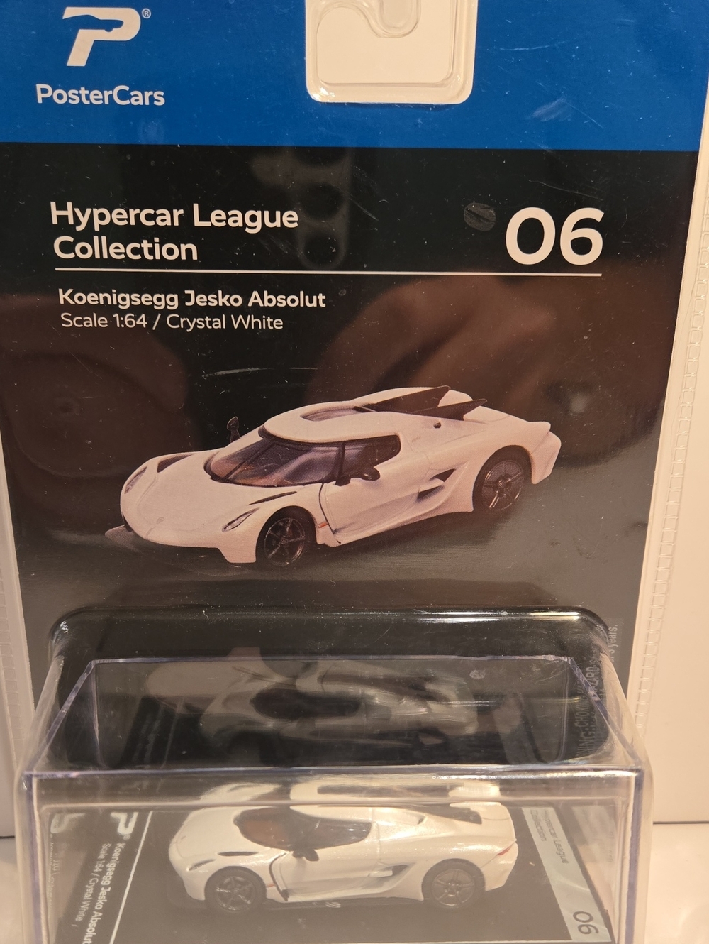 Hypercar League Koenigsegg Jesko Absolut Toy Car - Crystal White
